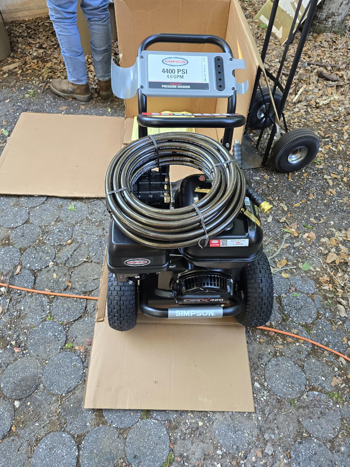 Multiple pressure washer surfaces — fence, deck, siding, patio