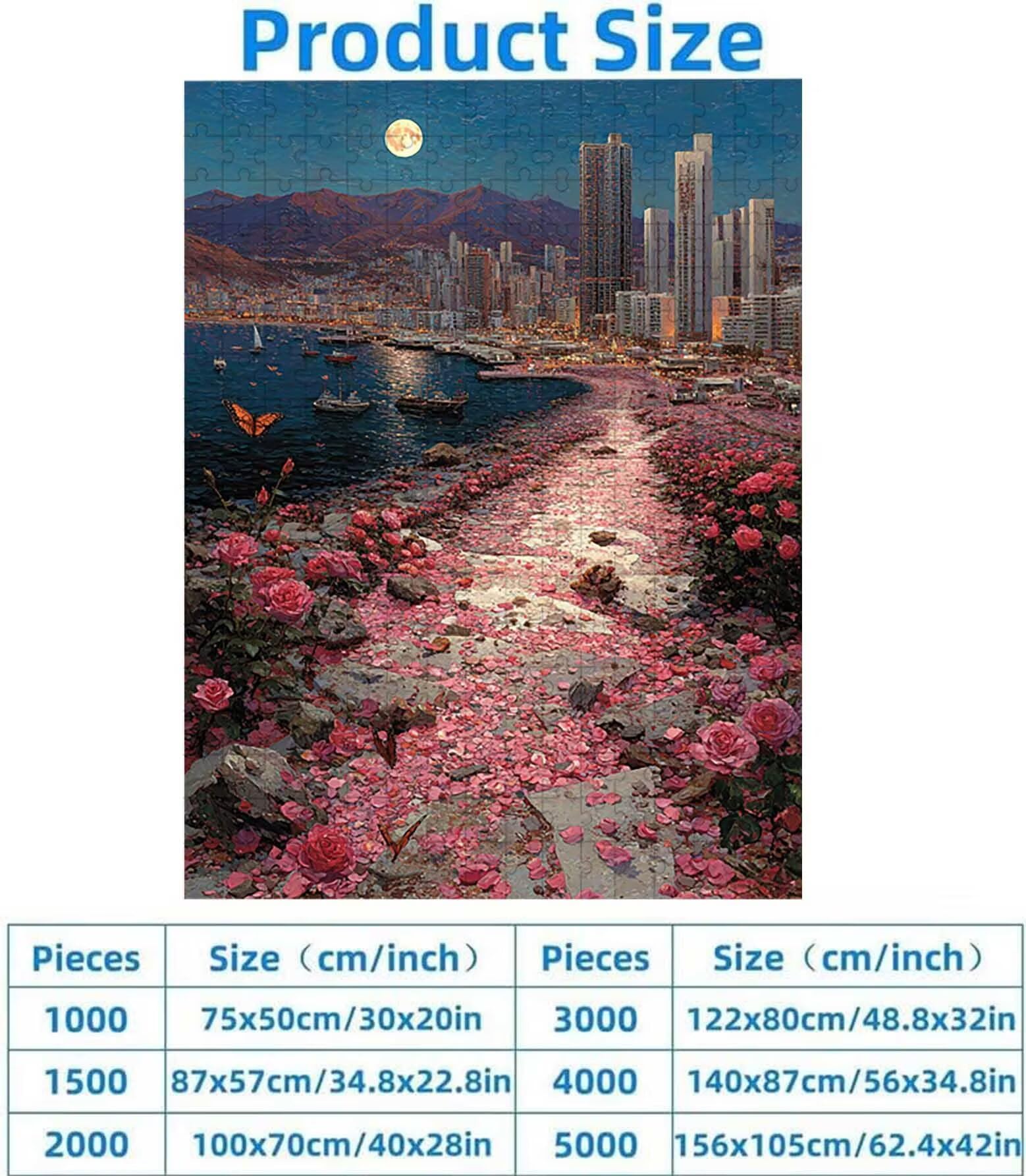 2000 Pezzi di Puzzle, Uomo Fiore 2000 Pezzi di Puzzle per Adulti, Regalo Anniversario, Regalo Natale, Decorazione Casa, Prevenzione Degenerazione Cerebrale Negli Anziani 100 x 70cm PjY7484 D-U