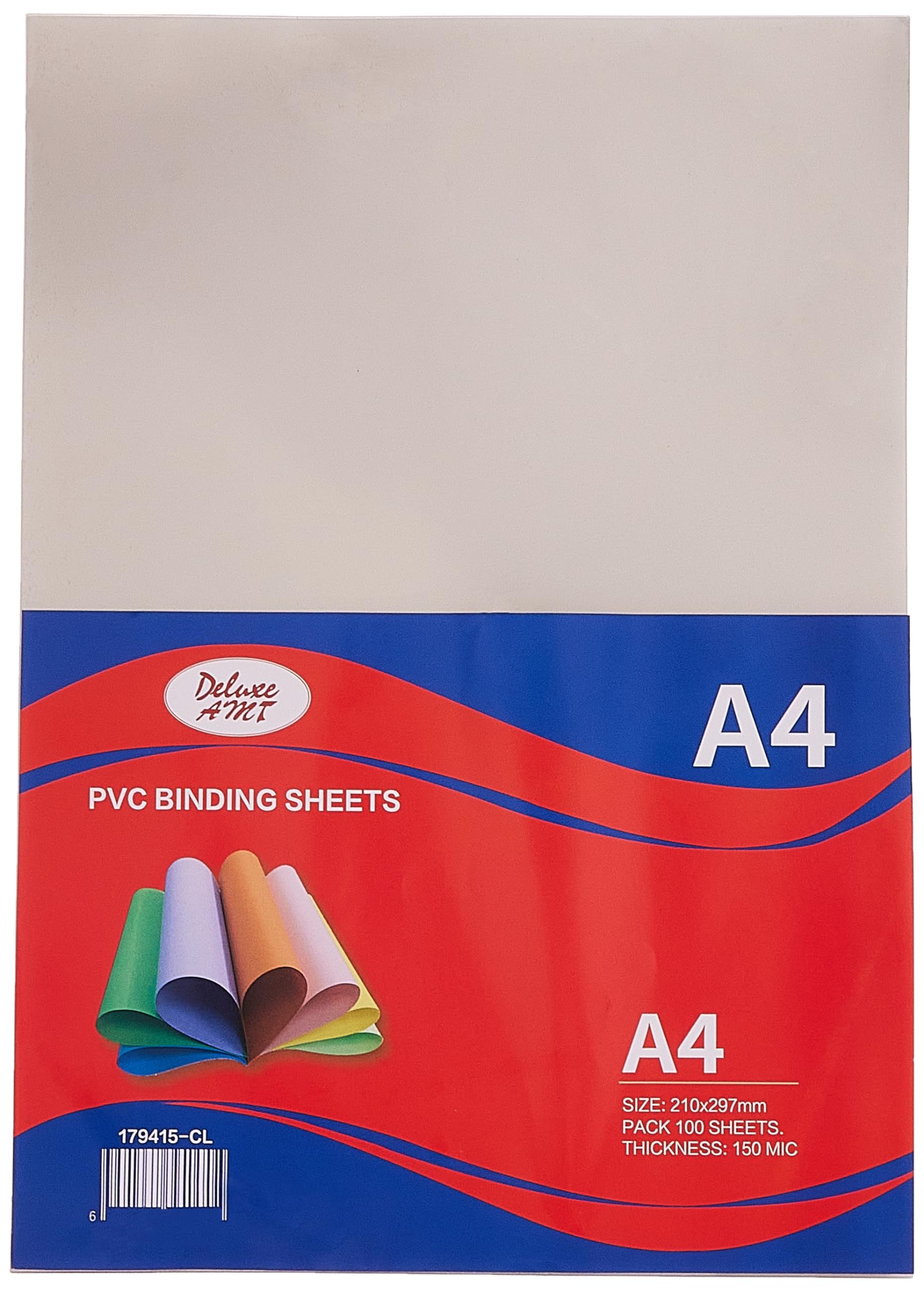 Deluxe AMT 150 mic pvc binding sheet a4