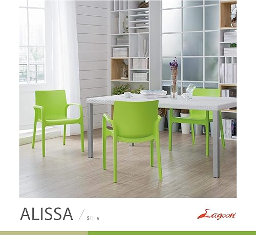 Miniatura 2 de Lagoon Alissa 7050G6*S1LGA - Silla de comedor (2 unidades), color gris