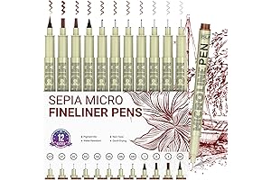 Sepia Micro Pen Set: The Essential Tool for Precision and Detail