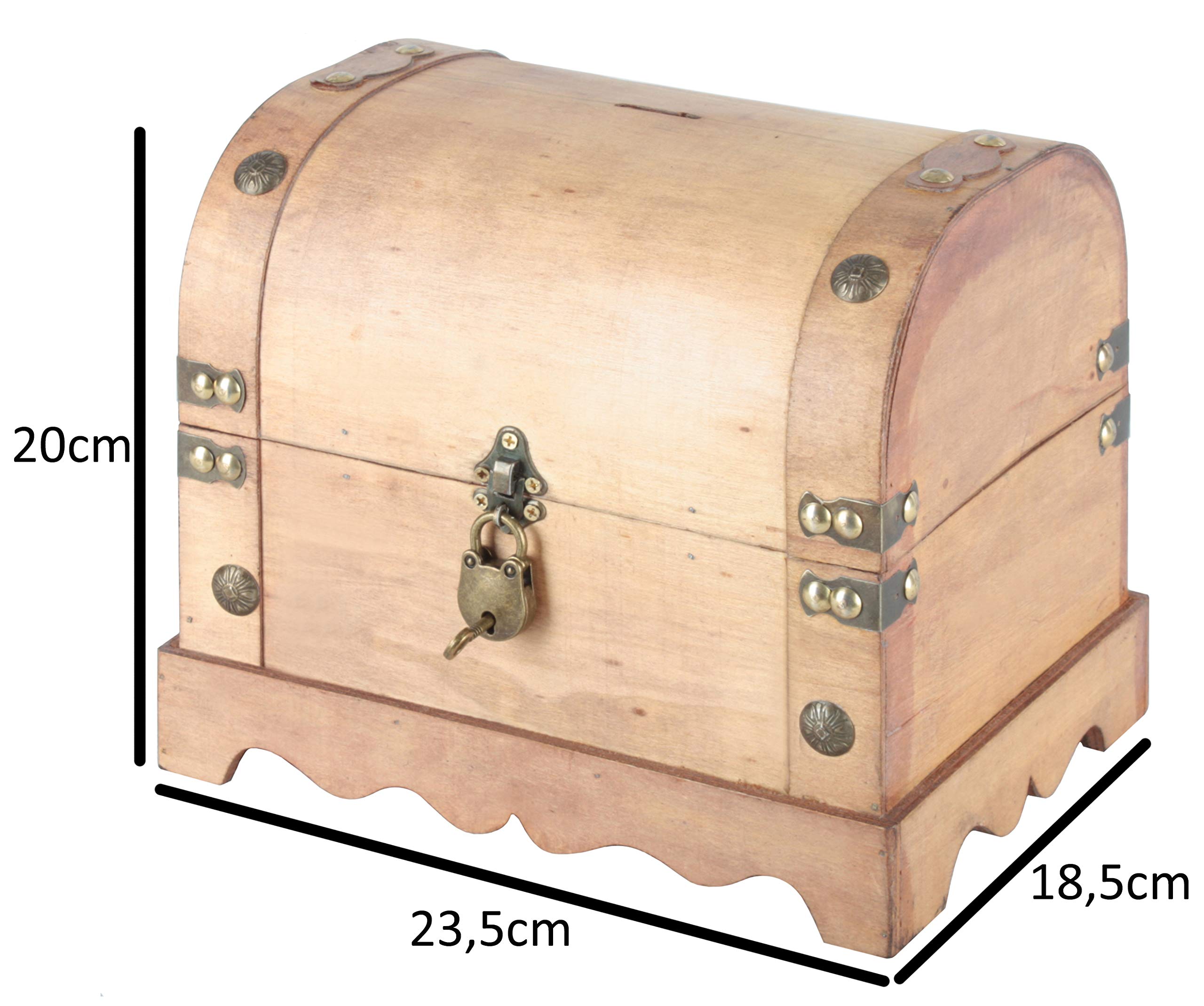 Schatztruhe Aus Holz Mit Zahlenschloss – 24x17x10 Cm, Smaragdgrün, Für Schmuck, Deko Oder Als Geschenk