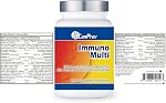 CanPrev Immuno Multi 90 gélules végétales - Approvisionnement de 30 jours - Aide à maintenir la fonction immunitaire, vitamine C - Source d'antioxydants pour le maintien d'une bonne santé - Aide à la croissance et au développement normal