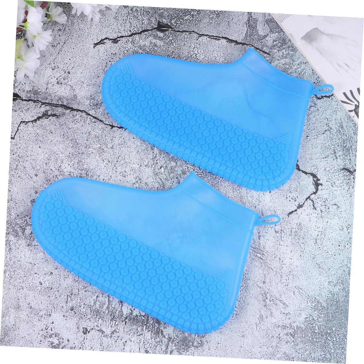 Cabilock Waterproof Rain Boots Covers for Men Anti-slip Silicone Shoe Covers for Outdoor Activities