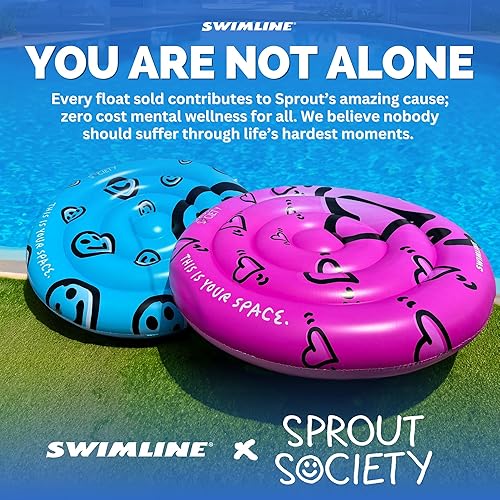 Vista 24 de SWIMLINE Original Pet Pawprint - Flotador de piscina – Tumbona de vinilo duradera para adultos y adolescentes – Divertido flotador de piscina