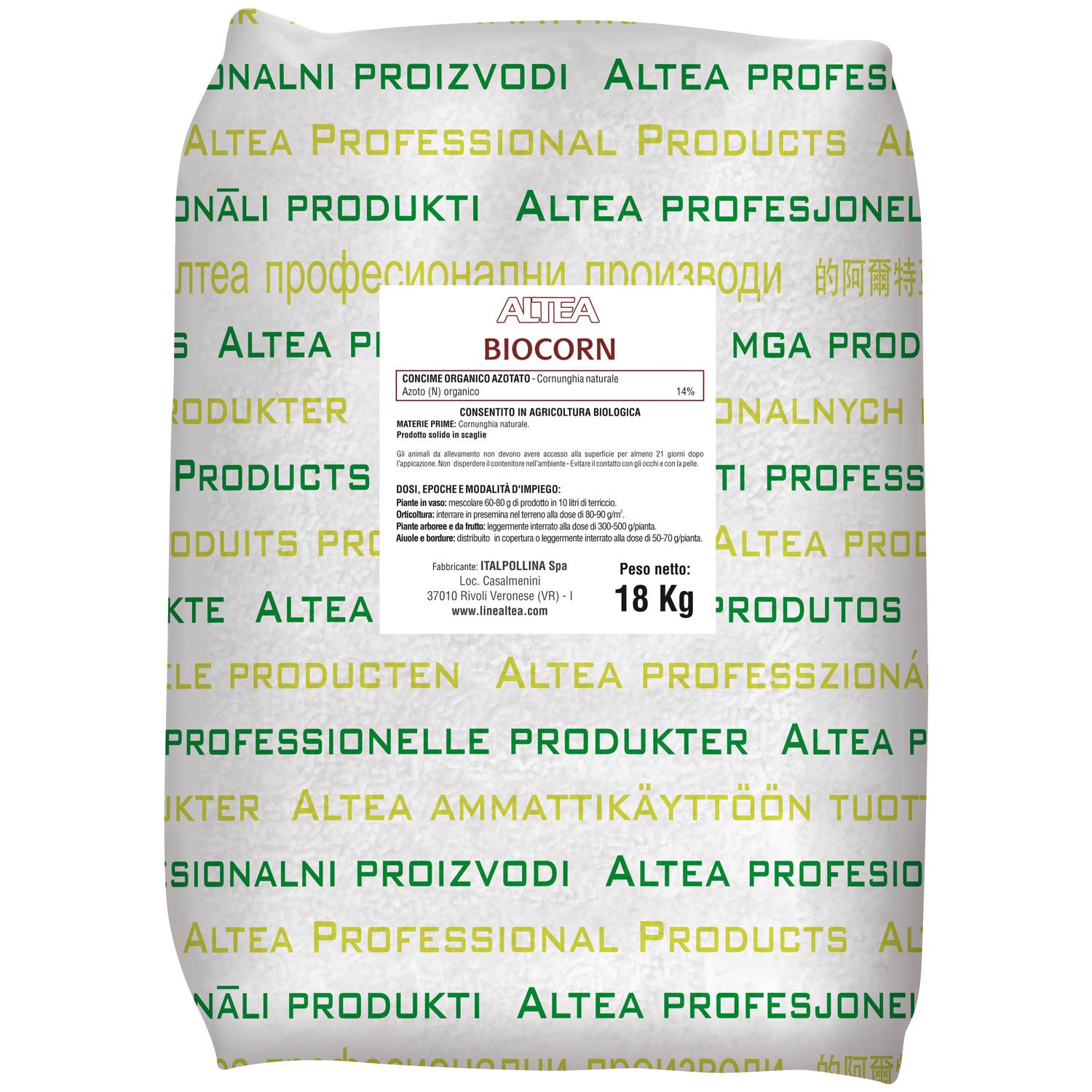 BIOCORN CORNUNGHIA MACINATA SACCO DA 18 KG