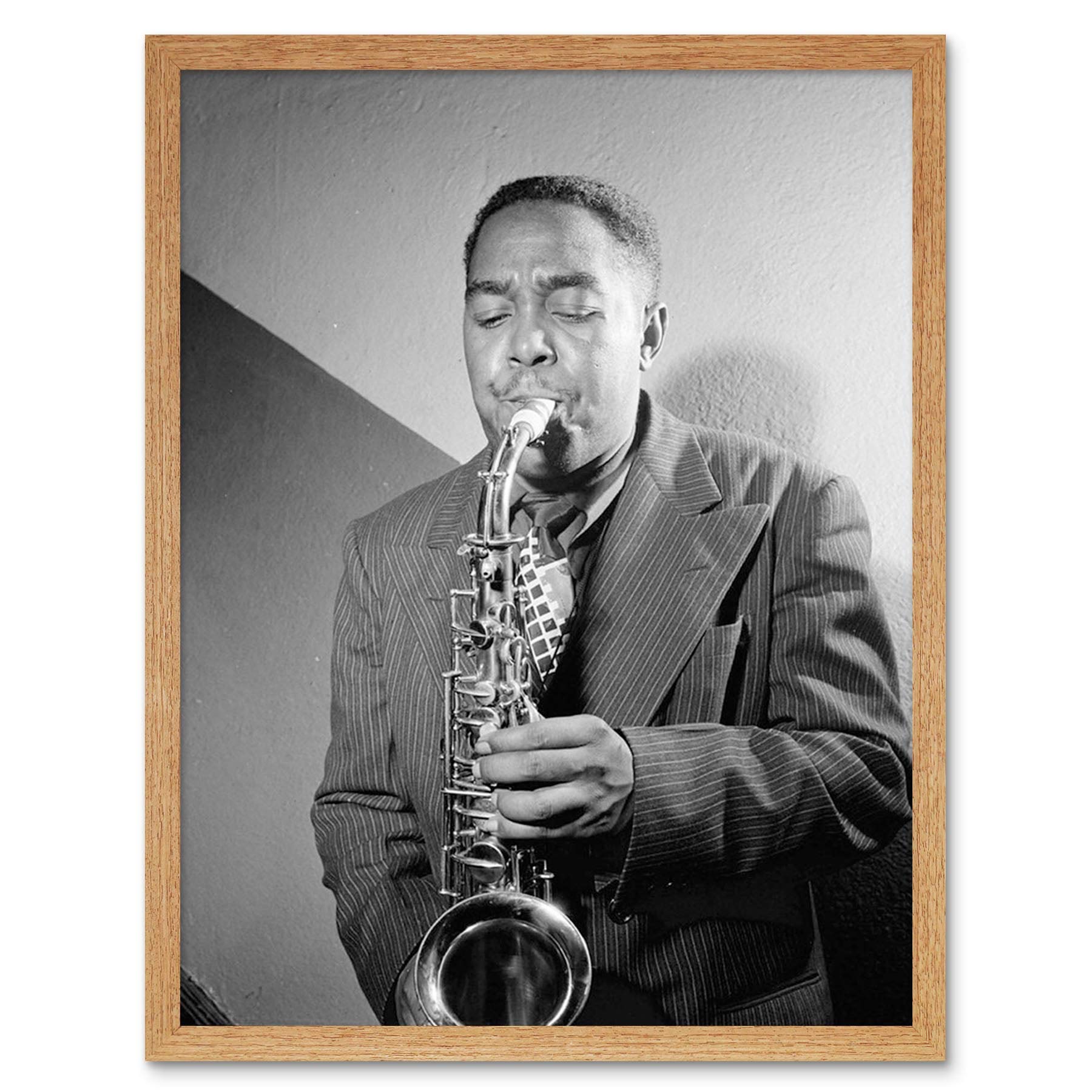 Amazon.co.jp: Vintage Portrait Sax Jazz Legend Bird Charlie Parker