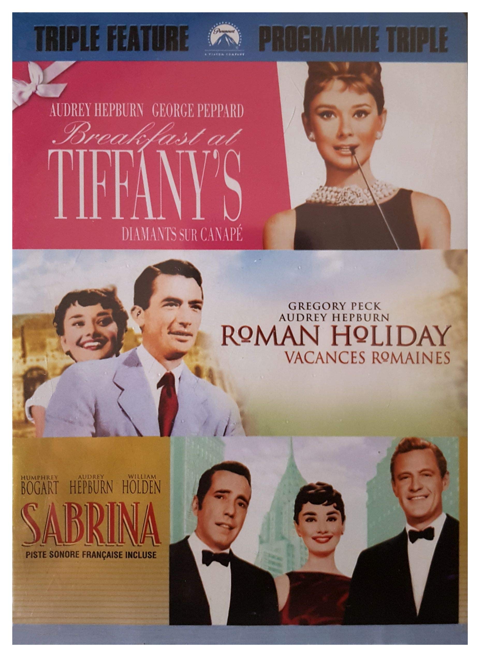 The Audrey Hepburn Collection (Breakfast at Tiffany's / Roman Holiday / Sabrina) [DVD]