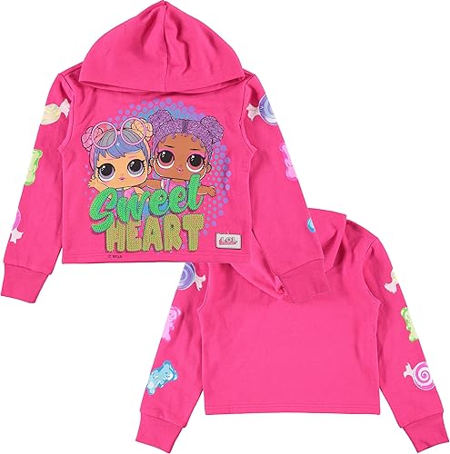 Miniatura 3 de L.O.L. Surprise! Sudadera con capucha estampada para niñas, tallas 4-20