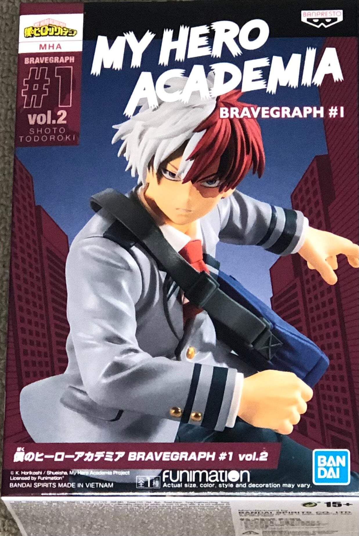 BIGトランプ　轟焦凍　♤1 スペード Amazon | バンプレスト 僕のヒーローアカデミア BRAVEGRAPH #1 vol.2