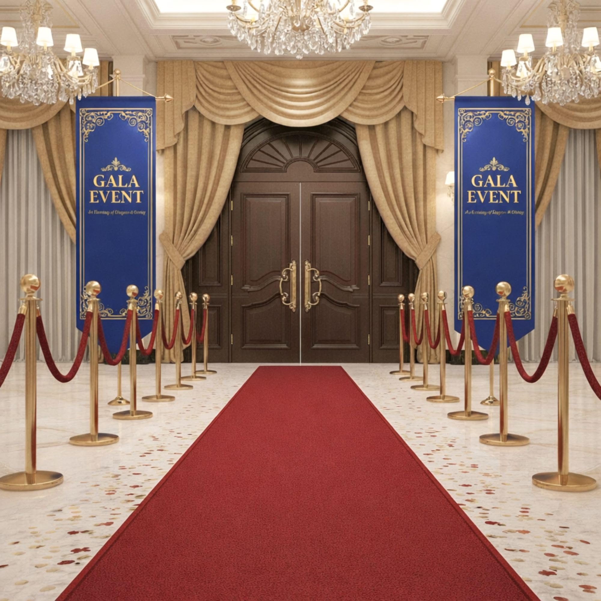 Ottomanson Hallway Runner Rug Non Slip Solid Area Rugs, Solid Red, 1'10" x 12' (Runner)