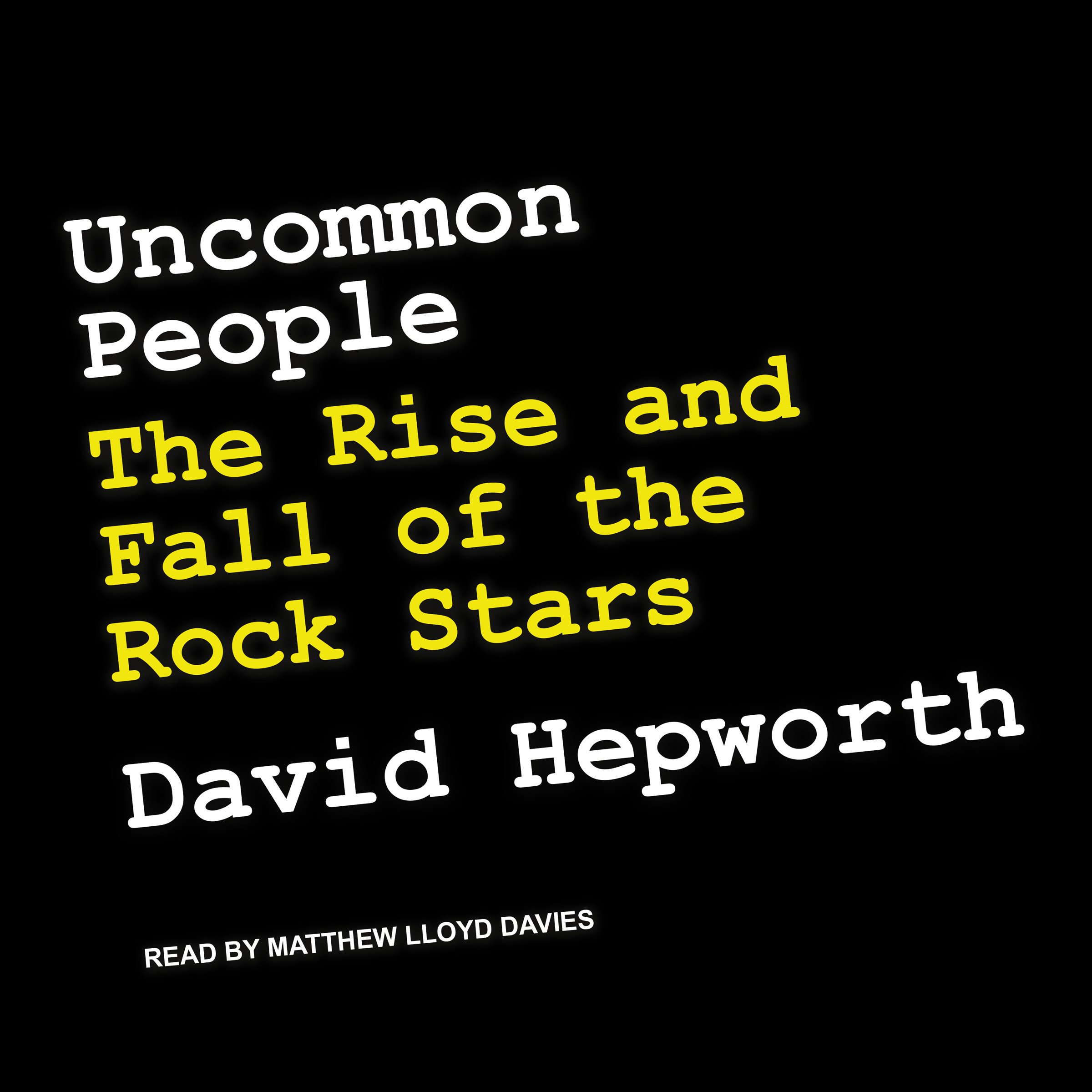 Cover art for Uncommon People