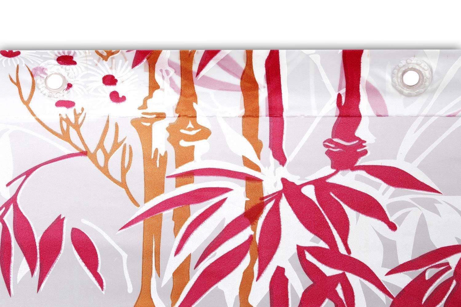 Stylish Pink Bamboo Shower Curtain - 7ft FREE SHIPPING -5
