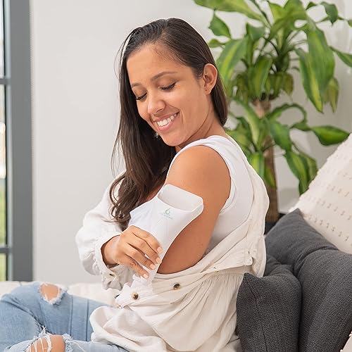 Miniatura 9 de Rodillo de hielo blanco para alivio de la hinchazón de la cara y los ojos, herramientas de rodillo de hielo helado frío para masaje facial,