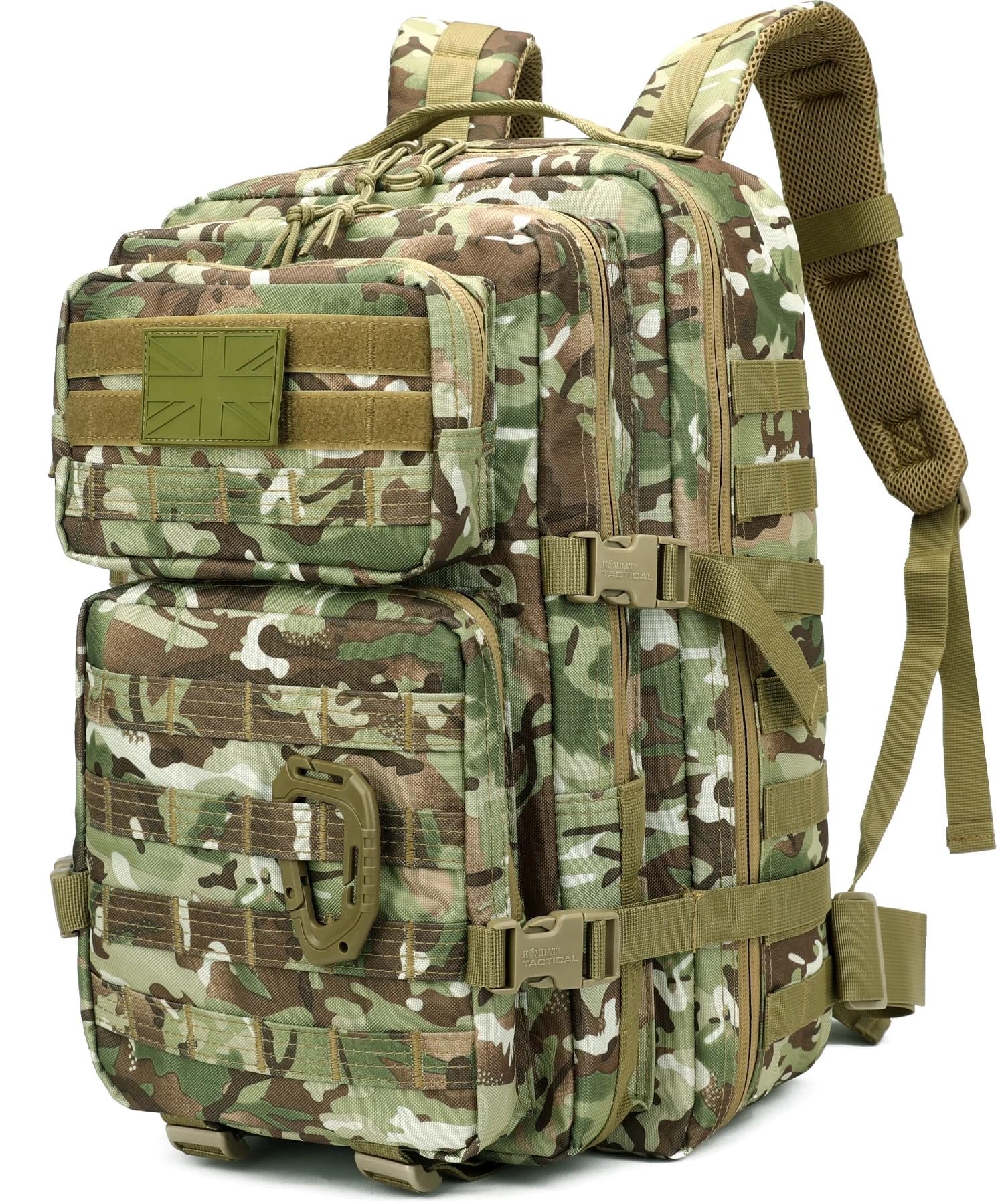 Kombat Uk Men's Mtp Camouflage Tactical Assault Backpack, 40L, Btp/, Molle System