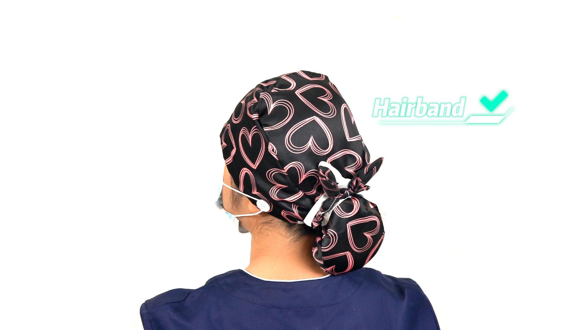 Gorro quirúrgico ajustable para mujer talla única miniatura 7