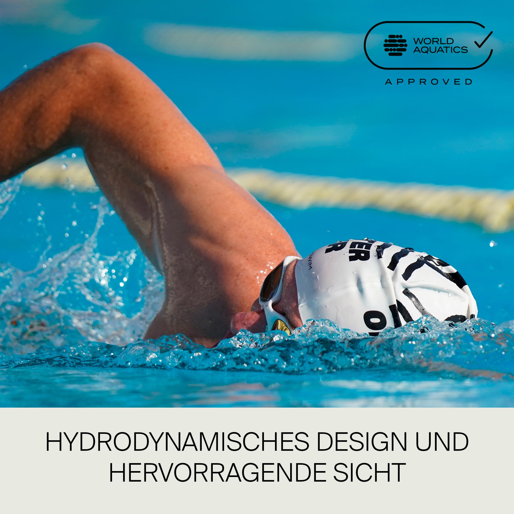 Schwimmbrille OzeanX. Schwimmbrille Herren mit UV400-Schutz. Antibeschlag Schwimmen Zubehör Damen. Swimming Goggles mit XVISION Panorama-Gläsern. Hydrodynamische Passform für Schwimmen.