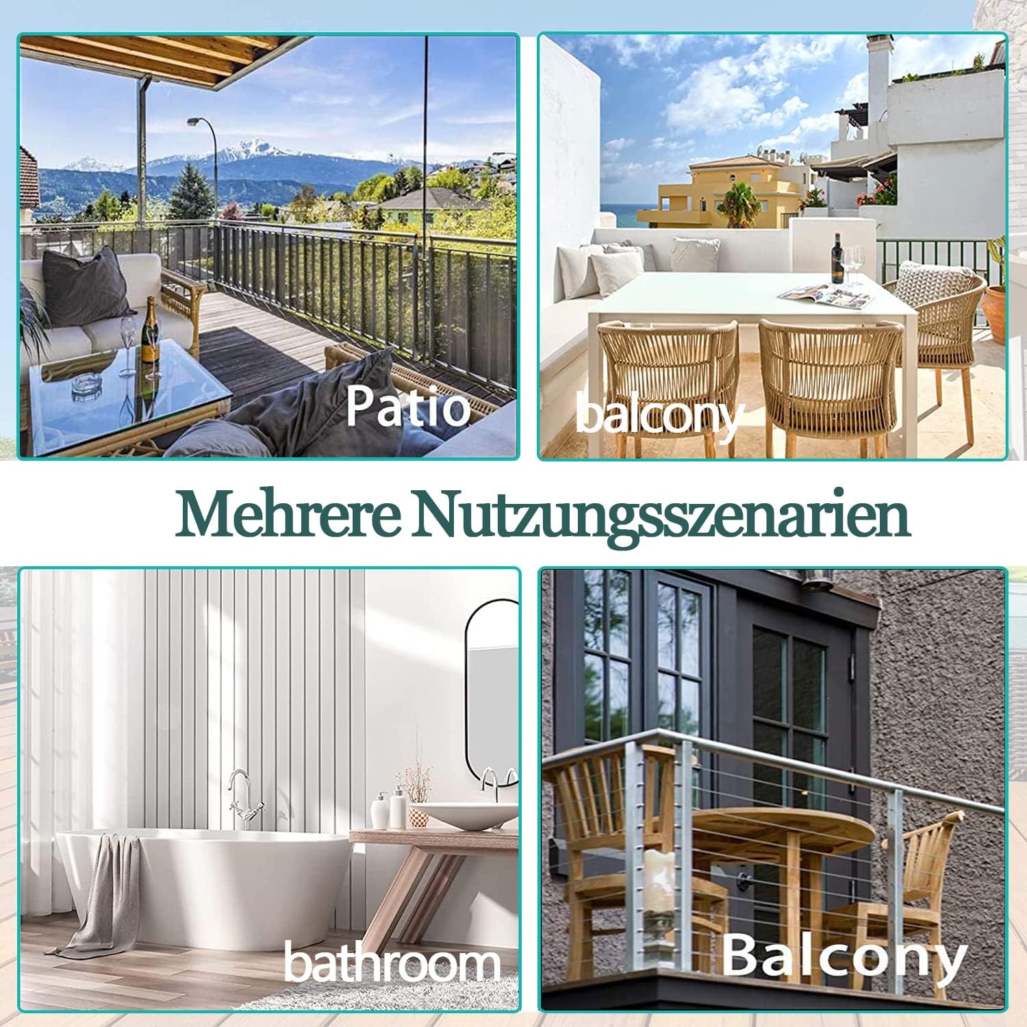 屋外 防水 プライバシー カーテン 遮光 パーゴラ シェード ブラインド