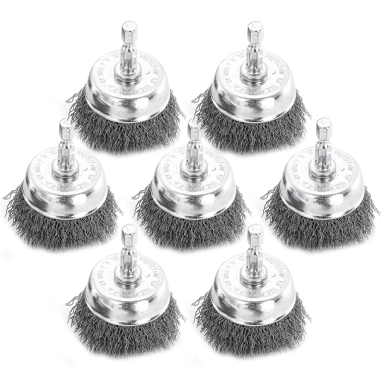 Double Elite Wire Brush Kit - 21 Pcs for Drill -9