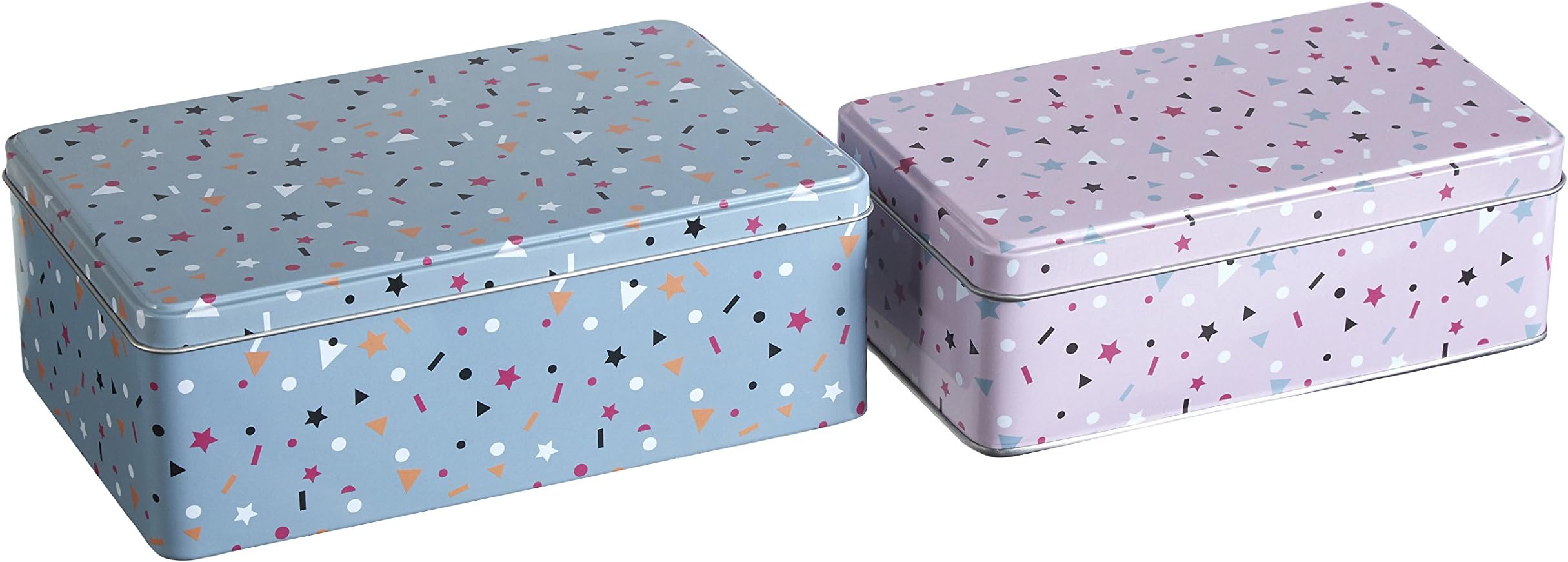 Elite Gift Boxes Sara Miller - Haveli Garden Long Deep Rectangular (cracker) Tin 240 x 100 x 70mm