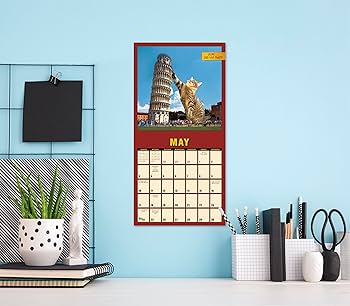 Manカレンダー Amazon.com : Catzilla 2026 Mini Wall Calendar, Funny Cat