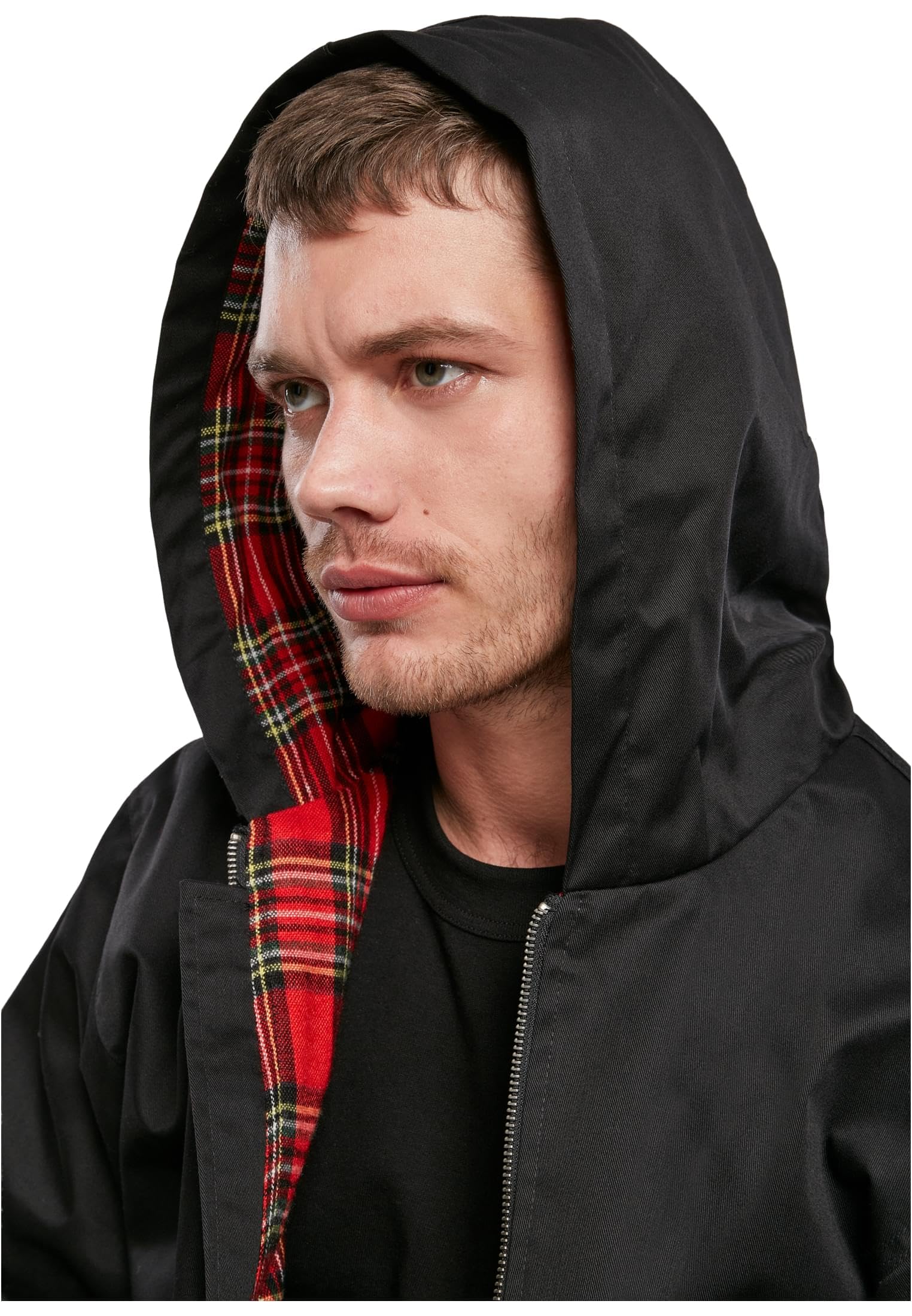 Brandit M?ska kurtka Lord Canterbury, czarna, 4XL, Czarny - Hooded, 4XL