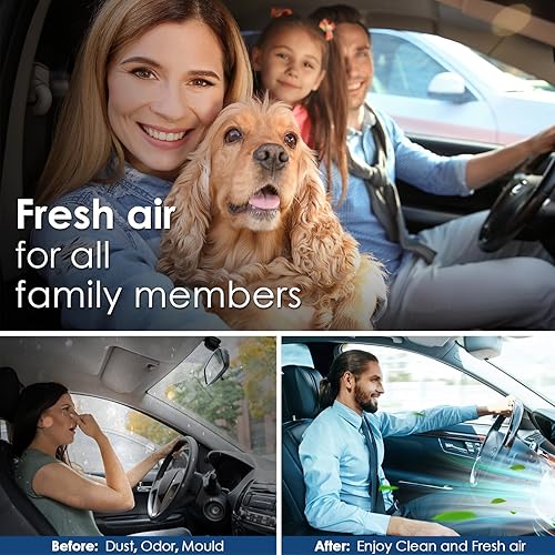 Miniatura 6 de Filtro de aire de cabina prémium con carbón activado, repuesto para CF11671, apto para Mazda CX7 (2007-2012), RAM 1500 (2016-2021)2500