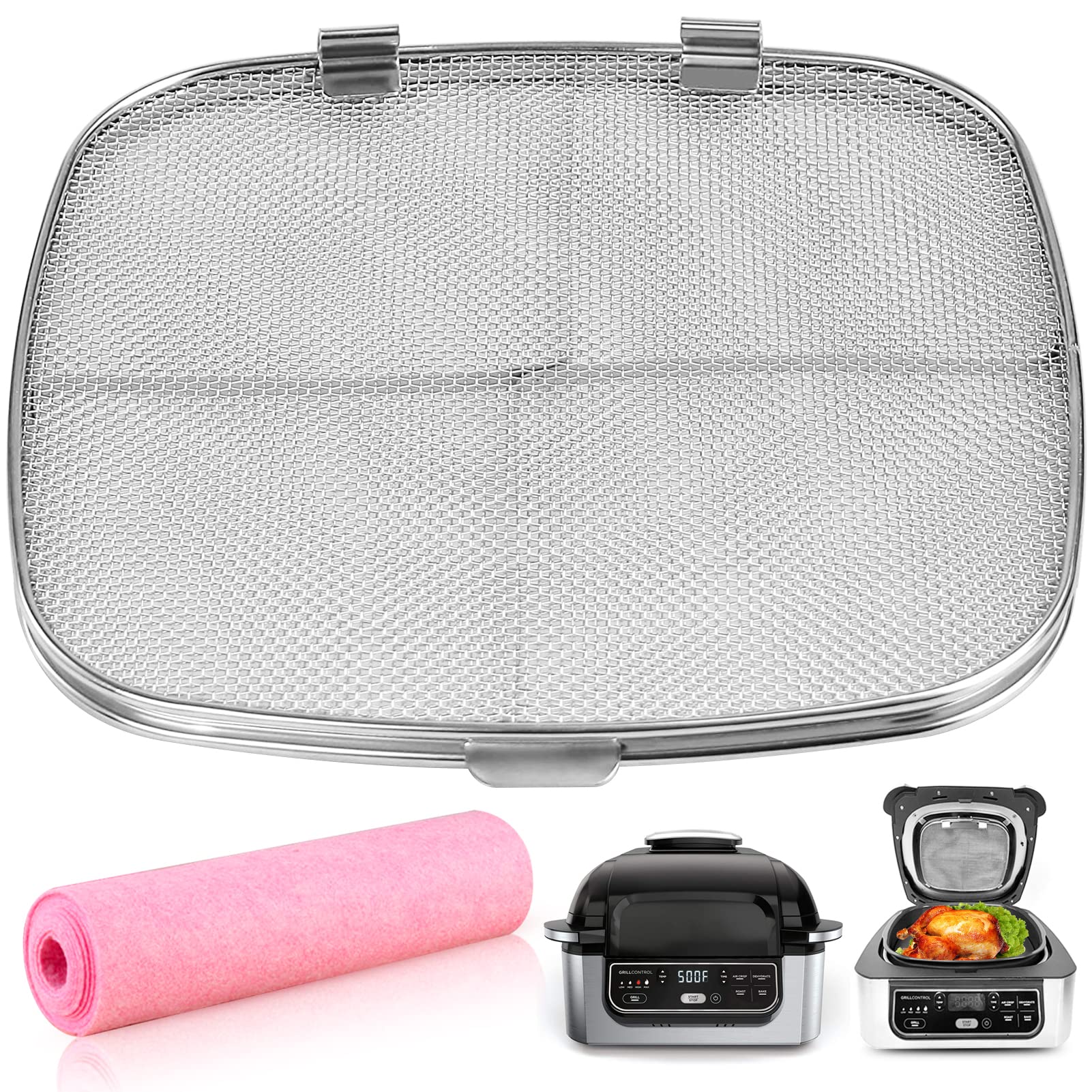 Amazon.com: Stainless Steel Splatter Shield for Ninja Foodi AG301