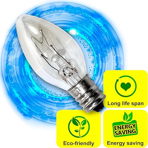 Miniatura 7 de HQRP Paquete de 4 bombillas de 15 W y 120 V para lámparas de sal del Himalayalámparas de roca de sal