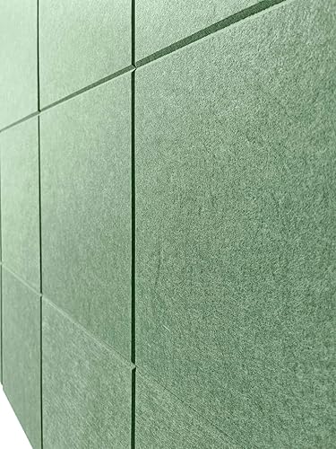 Vista 31 de Tablero de anuncios de fieltro azul de 47 x 35 pulgadas, alternativa de tablero de anuncios de corcho grande para oficina, hogar y aula, azulejos