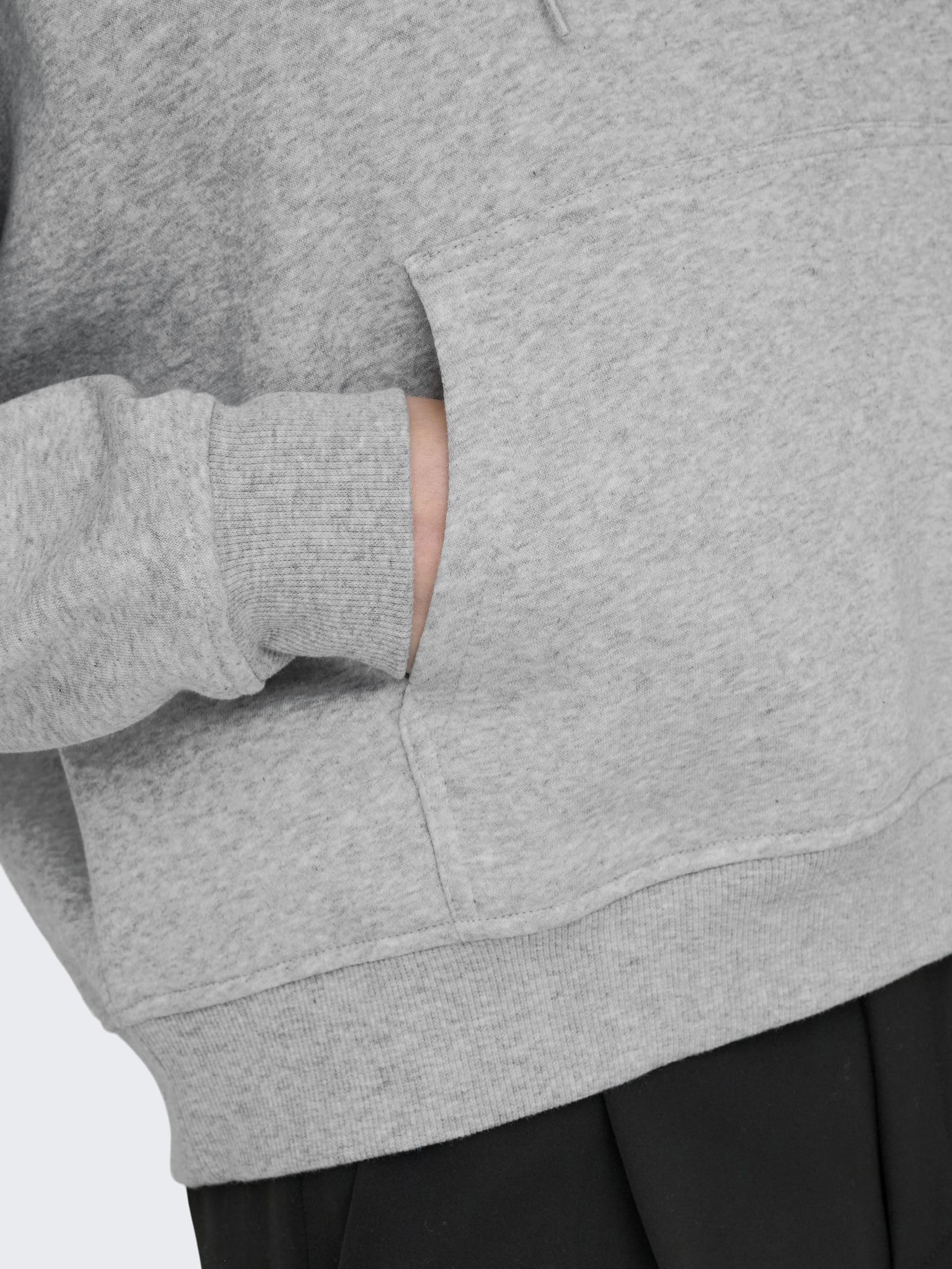 ONLY Hoodie Onlsweat L/S Felpa con Cappuccio, Oversize, Pkt Swt Donna