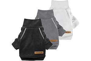 3-Pack Classic White Dog Sweater—Comfort and Style for Your Small Furry Friend