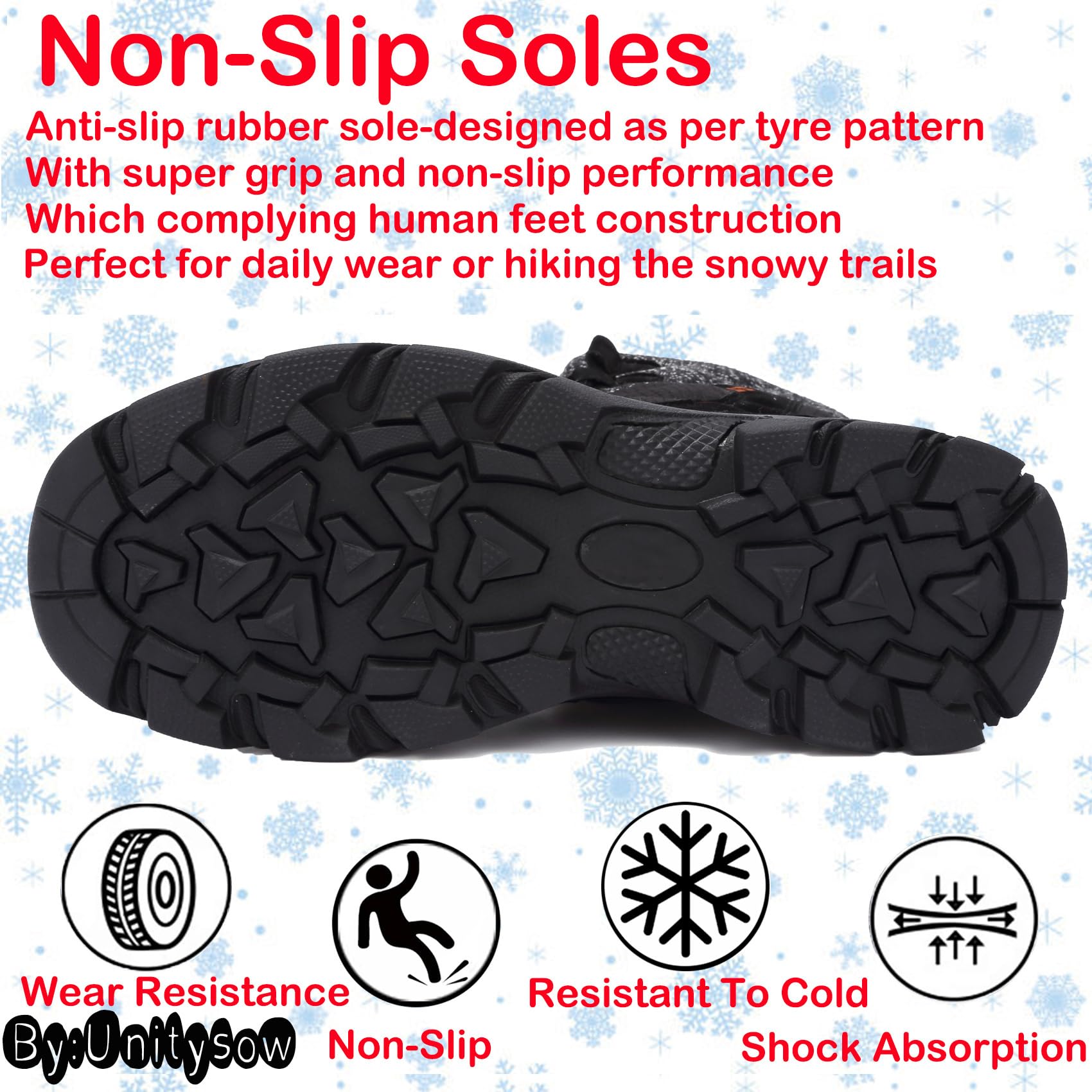 Buty Zimowe Męskie Damskie Ciepłe Z Podszewką Buty Snieżne Outdoorowe Futrzane Buty Zimowe Wygodne Codzienne Buty do Chodzenia