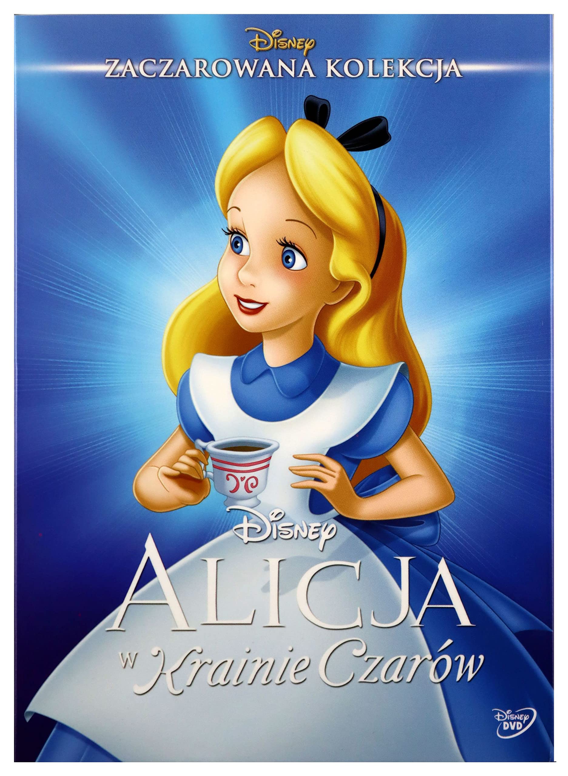 DVD Alice in Wonderland importación para noches de cine familiar en versión original