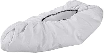 Alpha Pro Tech SH-T1183-B Critical Cover AquaTrak Fluid Impervious Serged Seams Shoe Cover with Seamless Sole, X-Large, White Case of 150
