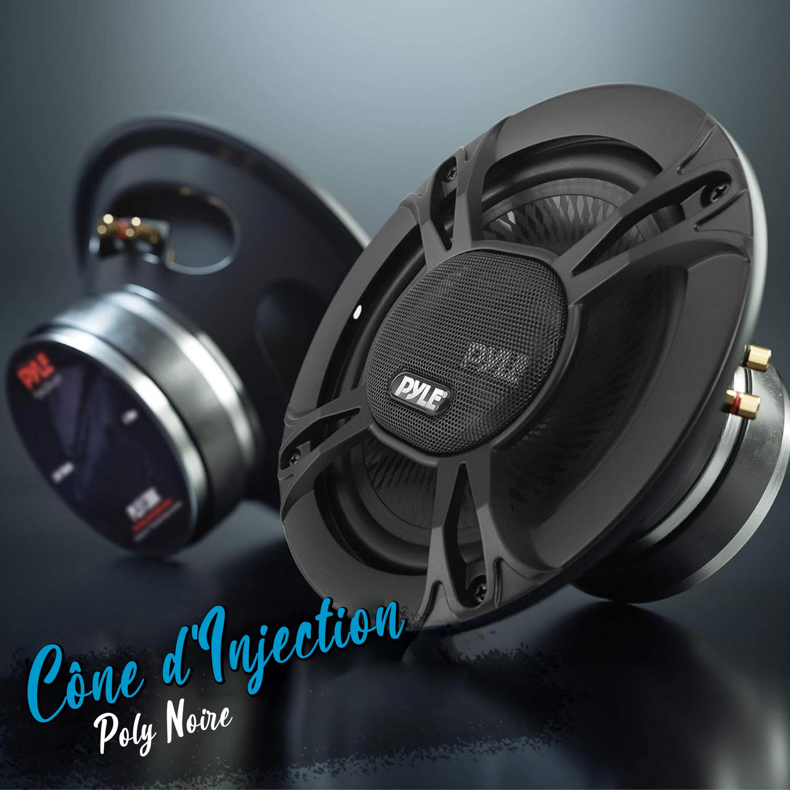 2 Haut-parleurs Voiture 15,2x22,9cm - 500W - Coaxial 3 Voies - Planet Audio