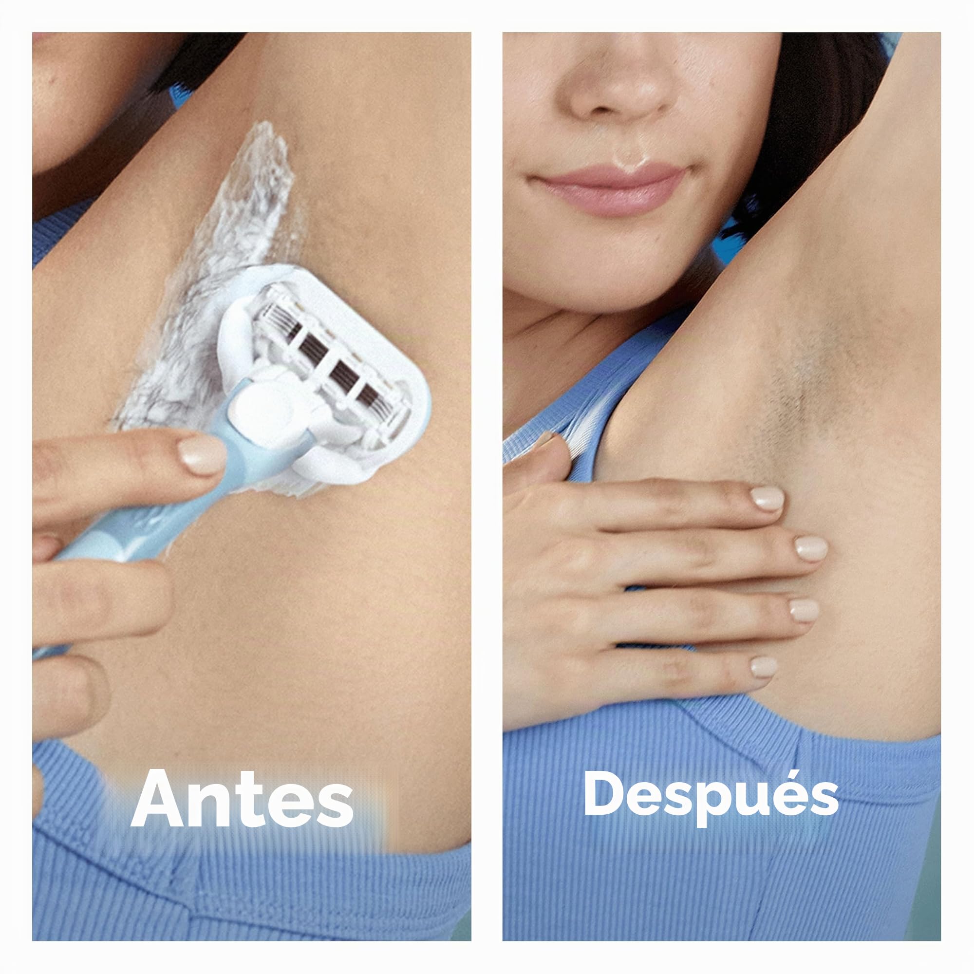 Gillette Venus Recambios de cuchillas de afeitar extra suaves para mujer, paquete de 6, 5 cuchillas duraderas para ofrecer un afeitado extra suave que dura