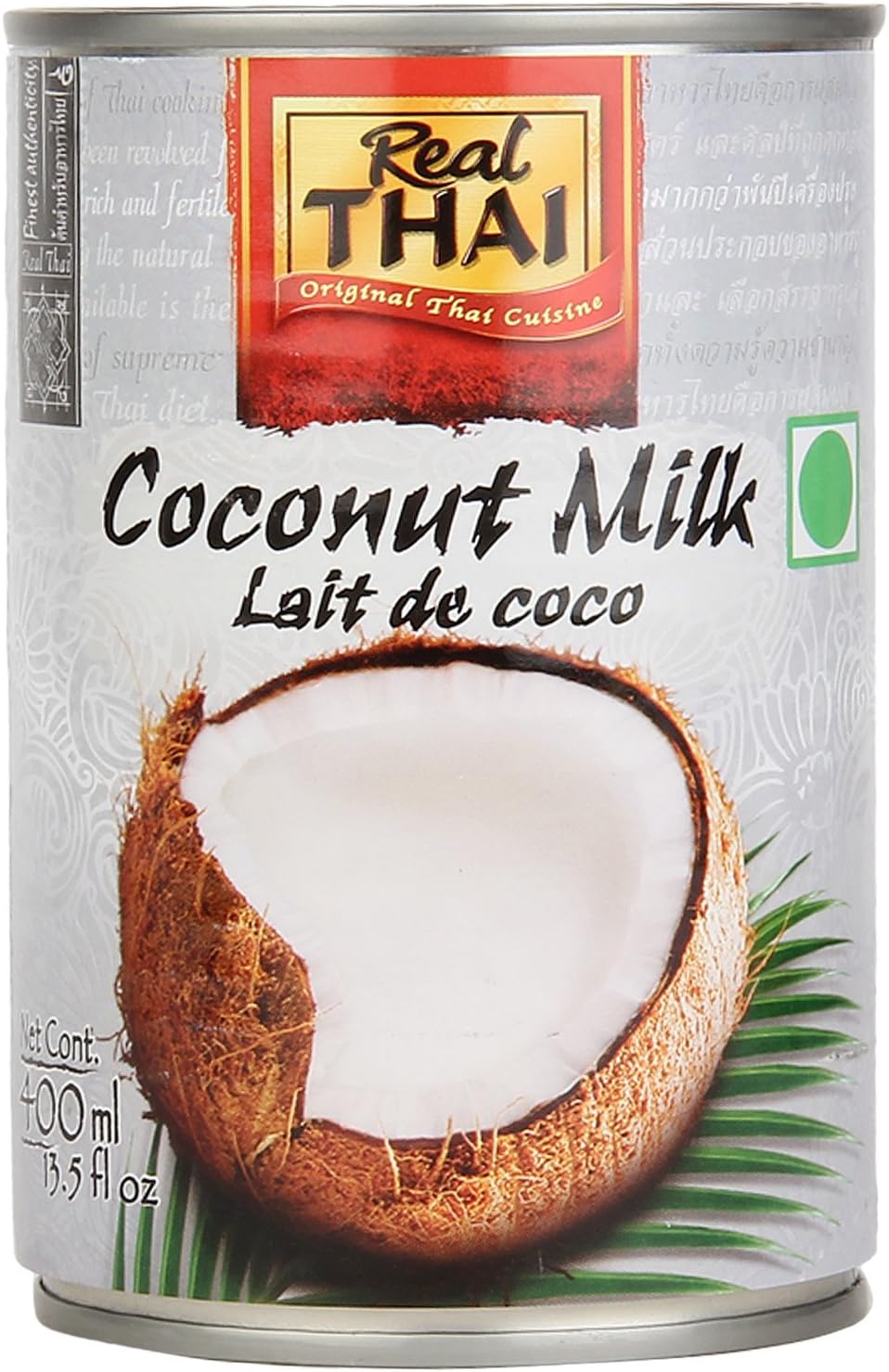 Original Thai Cuisine Coconut Milk Lite, 13.5 fl oz ℮ 400 ml
