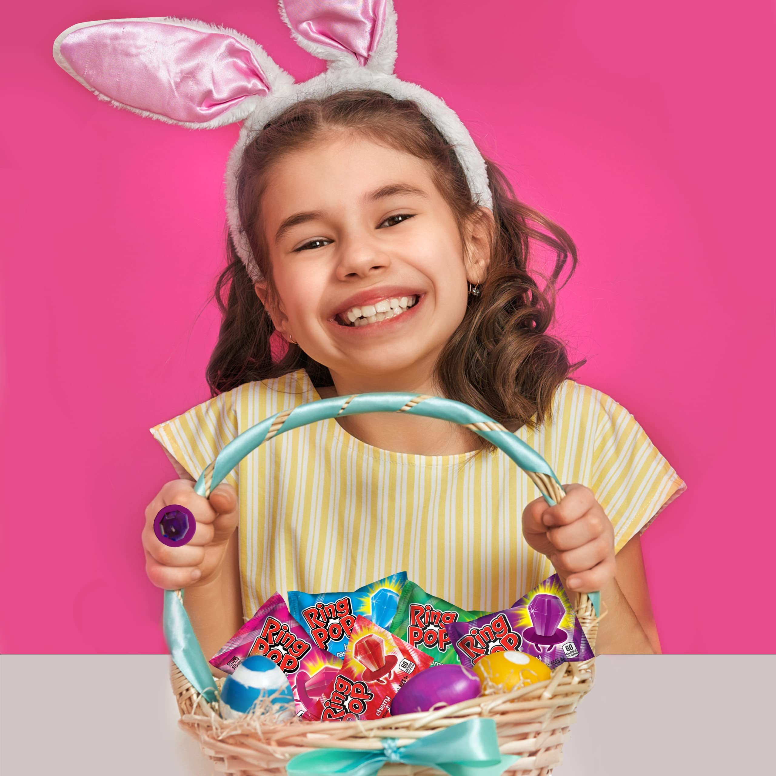 Ring Pop Individually Wrapped Red Cherry 30 Count Bulk Lollipop Summer