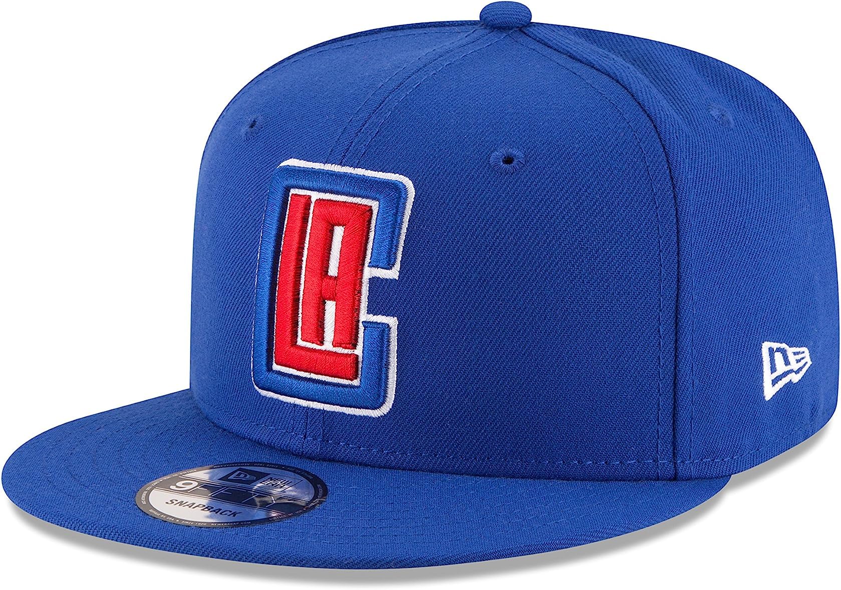 New Era Unisex Los Angeles Clippers -Adult Nba 9Fifty Team Color Primary Logo Adjustable Snapback Hat Cap One Size Fits All, One Size