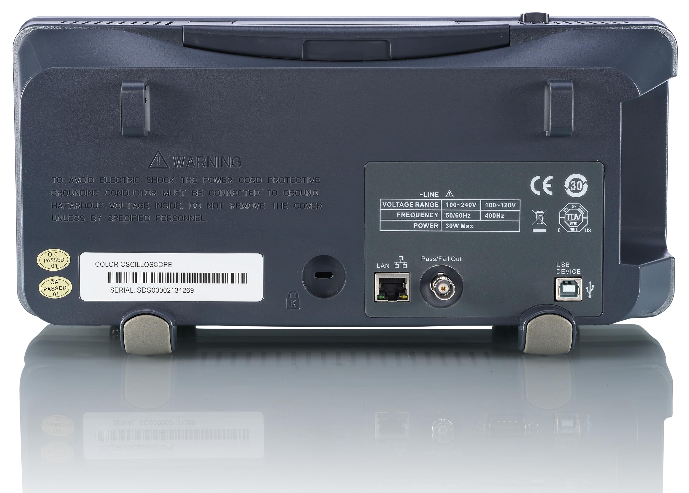Siglent Technologies SDS1102CML+ Oscilloscopio a Memoria Digitale, 100 MHz