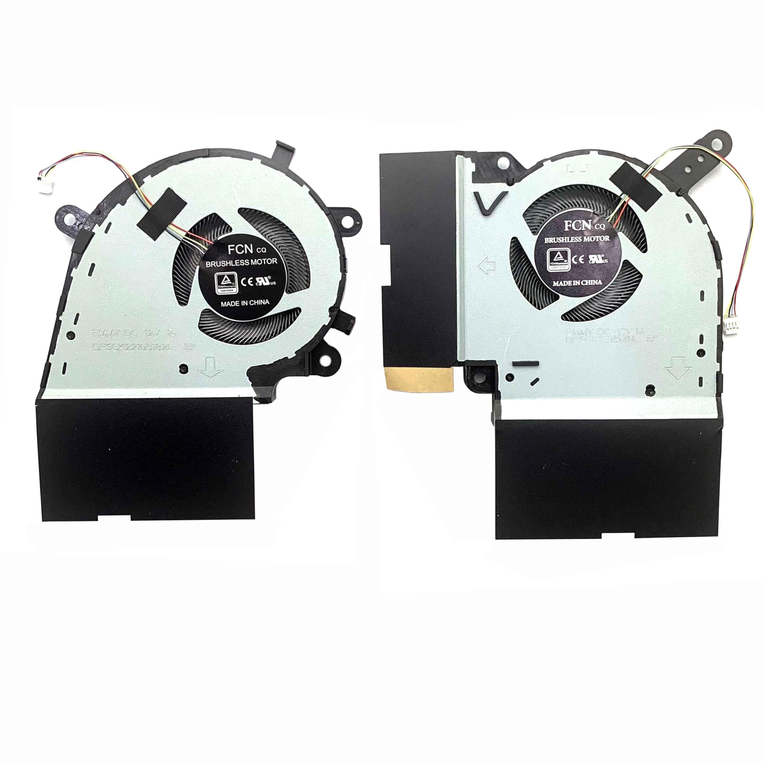 BestParts New CPU+GPU Cooling Fan Replacement for 2020 Asus ROG Strix G15 G512, G512LV G512LW G512LWS (RTX 20 Series), P/N: 13NR01Q0P04012 13NR01N0P08012 (12v Fan) G512LV/ G512LW/ G512LWS (RTX 20 Series)