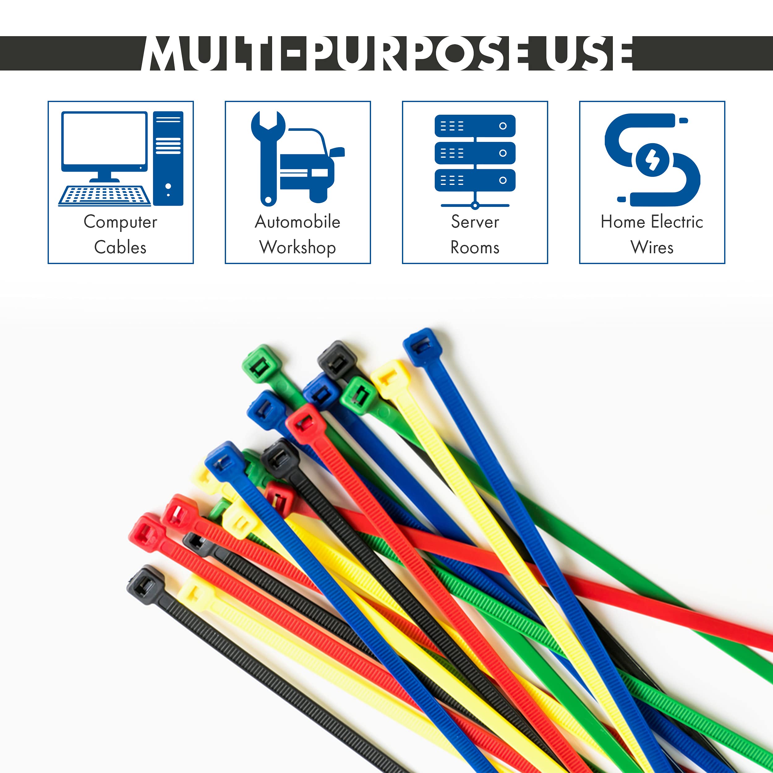 FASCETTE DI CABLAGGIO NYLON VERDE MM. 3,6 X 100 - Foto 6