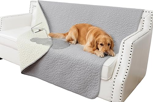 Miniatura 11 de Manta impermeable para perro, lavable antideslizante para sofá, mantas resistentes al pelo de mascotas, para cama, silla, muebles, protector para