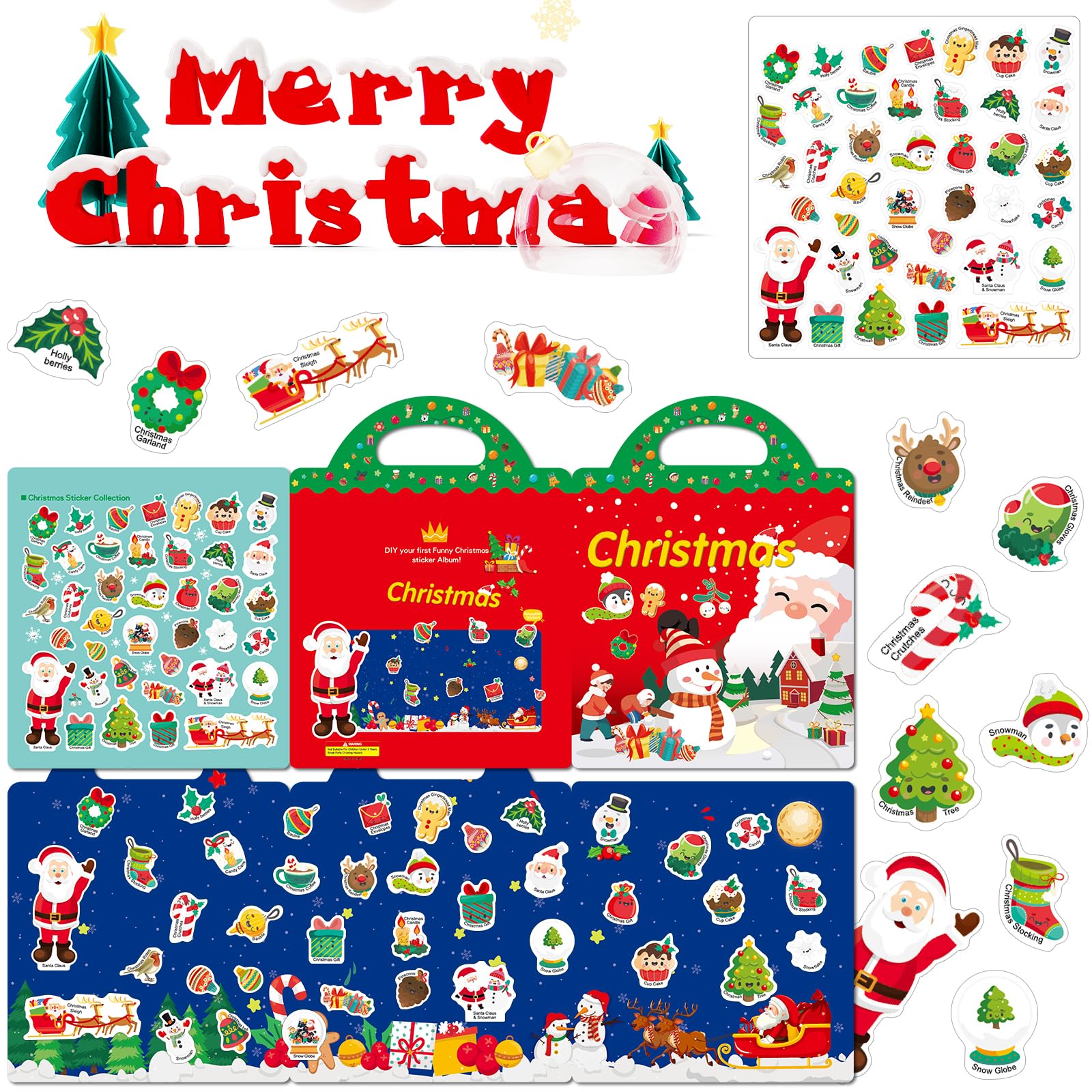 Christmas Window Stickers for Children - Image 2