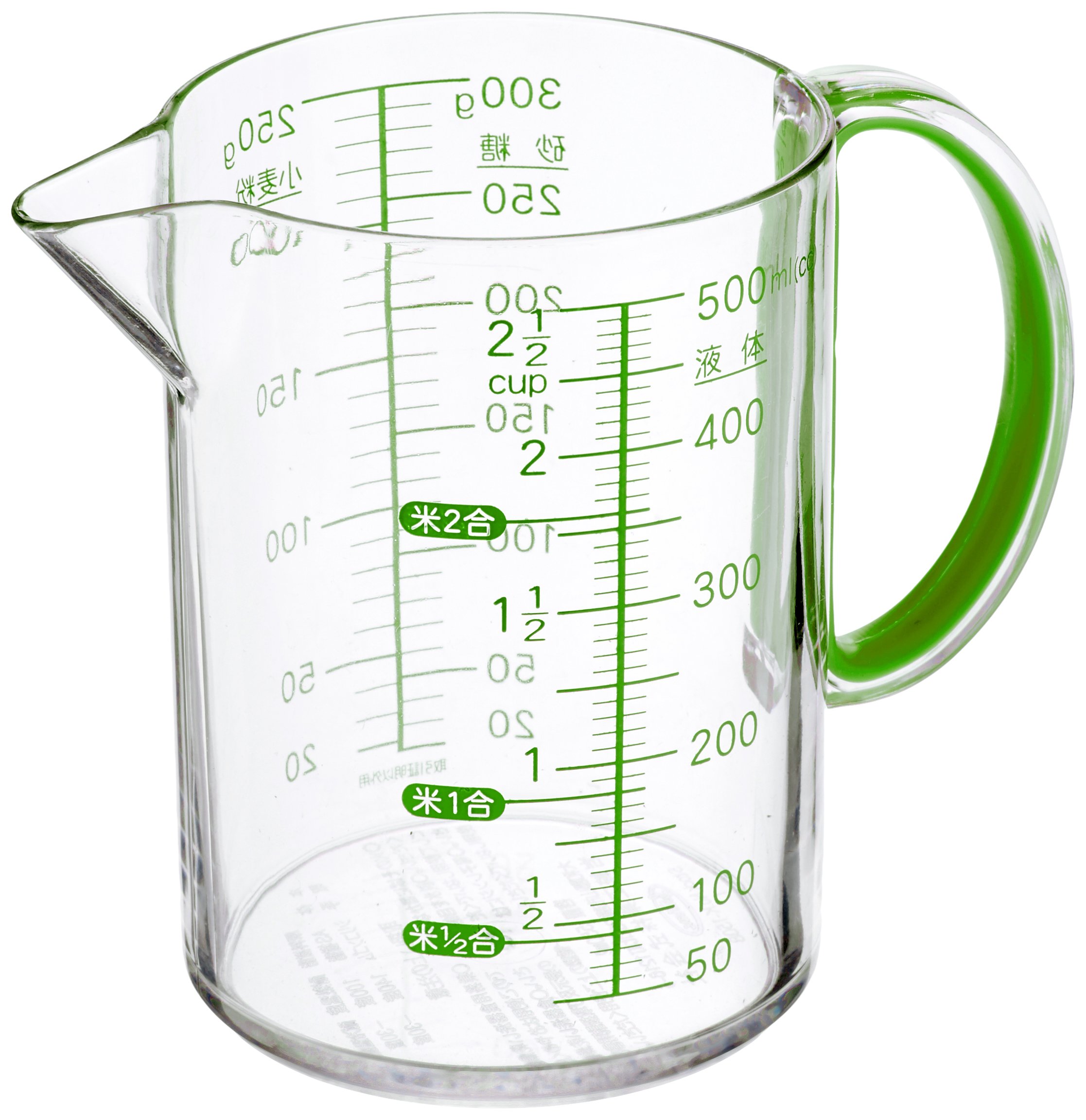 Amazon｜岩崎 フレッシュスムージー メジャーカップ500ml グリーン K