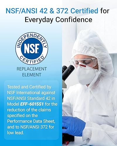 Miniatura 4 de EcoAqua 11032531 Repuesto para Bosch Ultra Clarity Pro BORPLFTR50, 12033030, 11025825, BORPLFTR55, B36CD50SNS, B36CT80SNS, B36CL80ENS, B36FD50SNS,