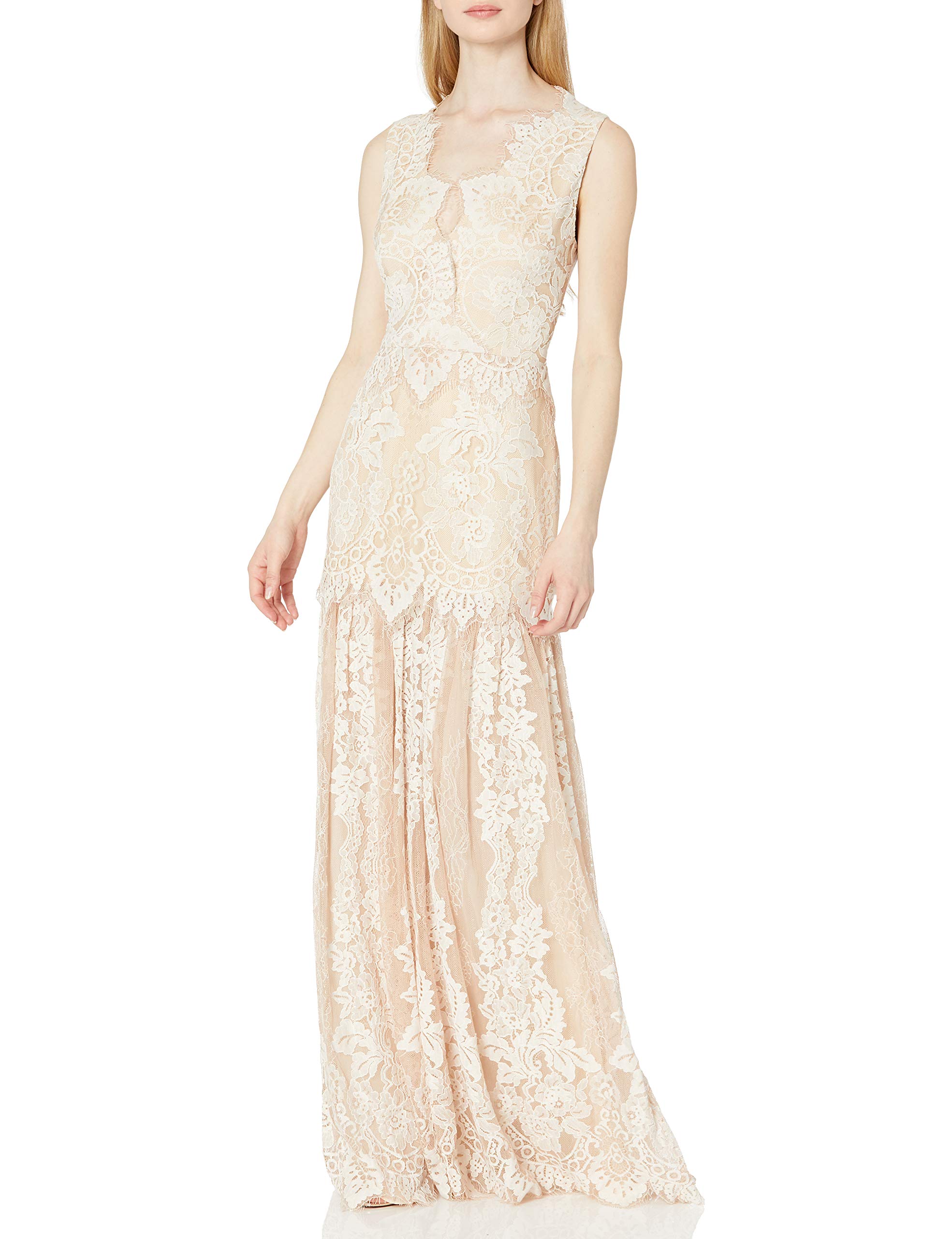 Erin FetherstonERIN erin fetherston Women's Joanna V-Neck Lace Gown