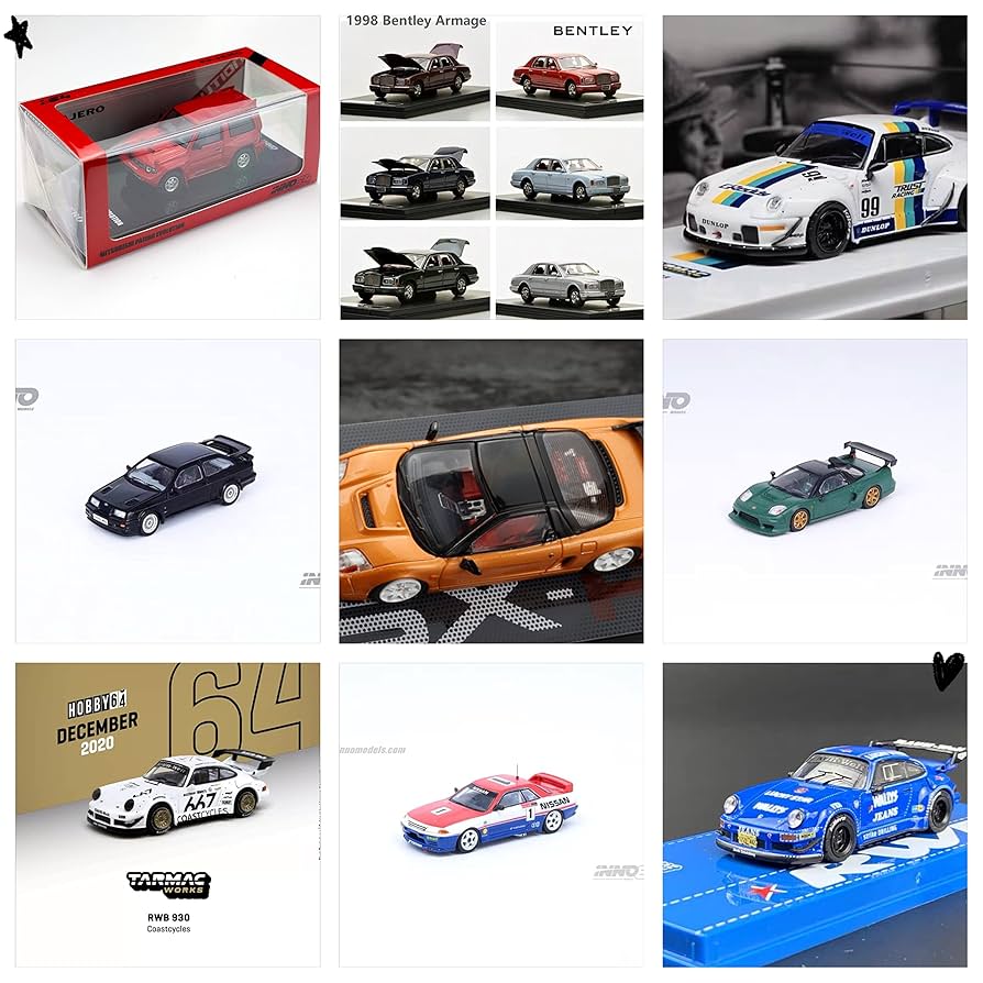 Amazon | 1/64 G-FANS ジオラマ 駐車場 販売機付き、街灯照明