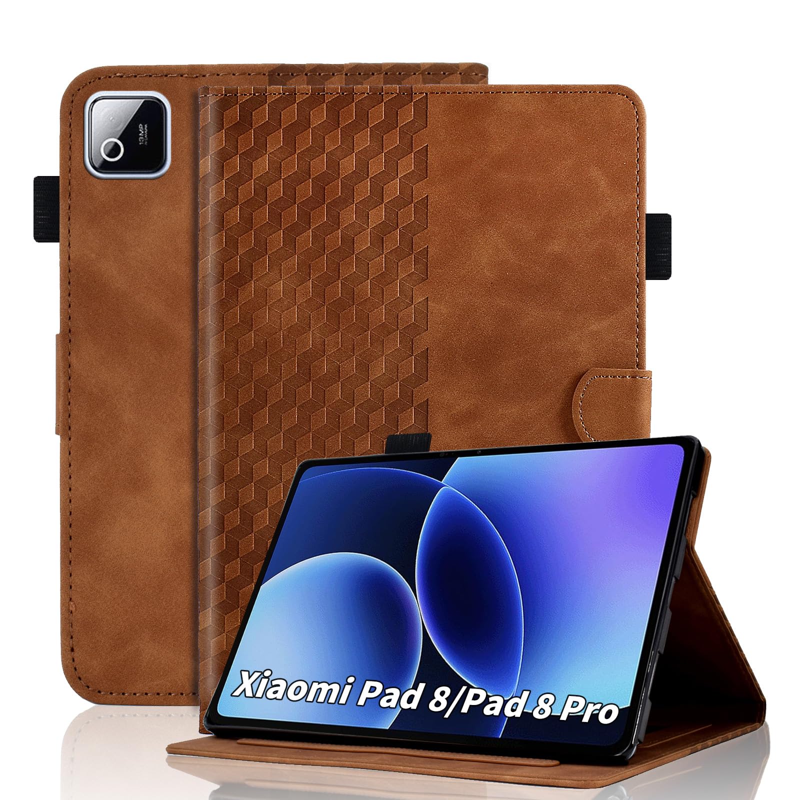 Case for Honor Pad X8a 11 Inch Tablet 2024 Protective Case Premium Leather Folio Smart Case with Auto Sleep/Wake Pen Holder Card Slot for Honor Pad X8a- Dark Green — view 93